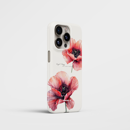 Poppy Bloom- August Birthflower Phone Case