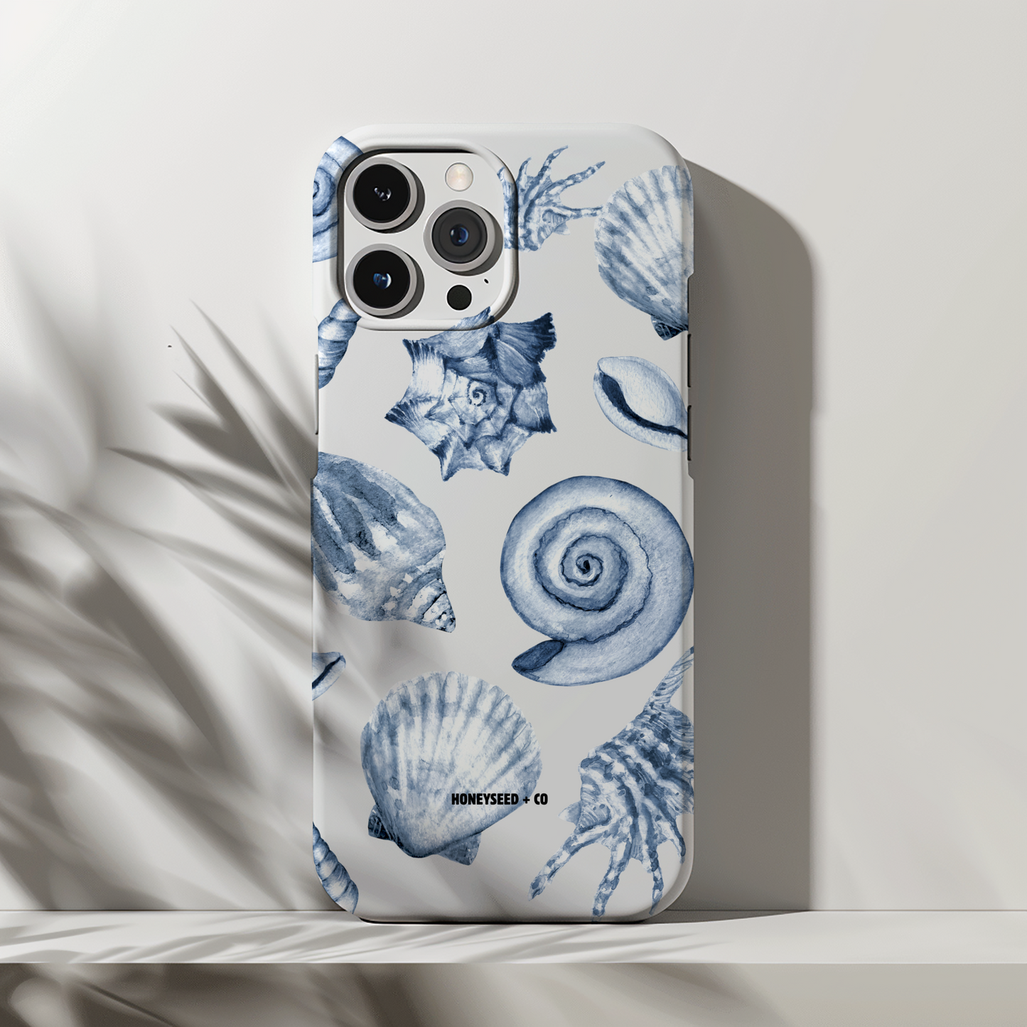 Coastal Blue Shell Phone Case