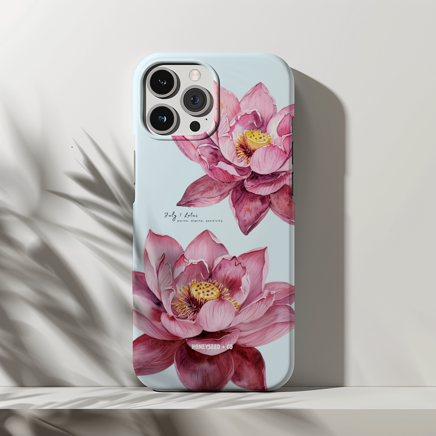 Lotus Bloom- July Birthflower Phone Case