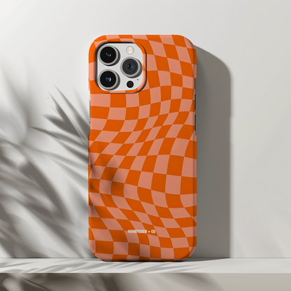 Retro Check Phone Case