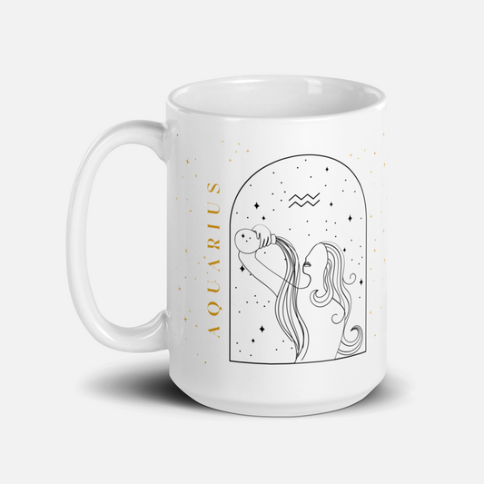 Aquarius Constellation Mug