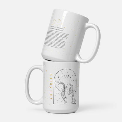 Aquarius Constellation Mug