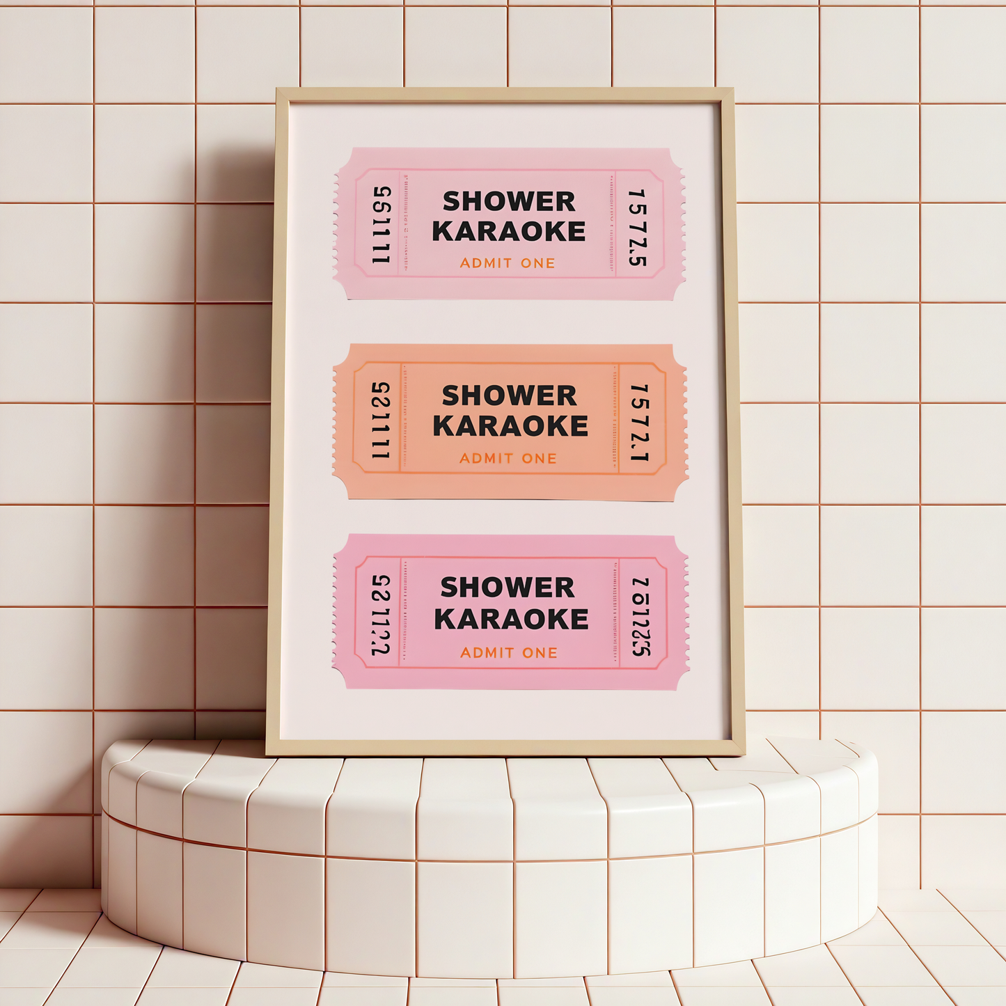 Shower Karaoke Print