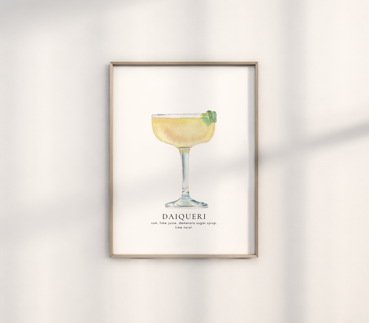 Daiqueri Cocktail Print