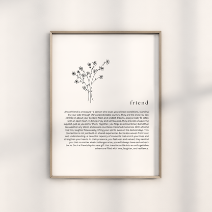 Friend Print