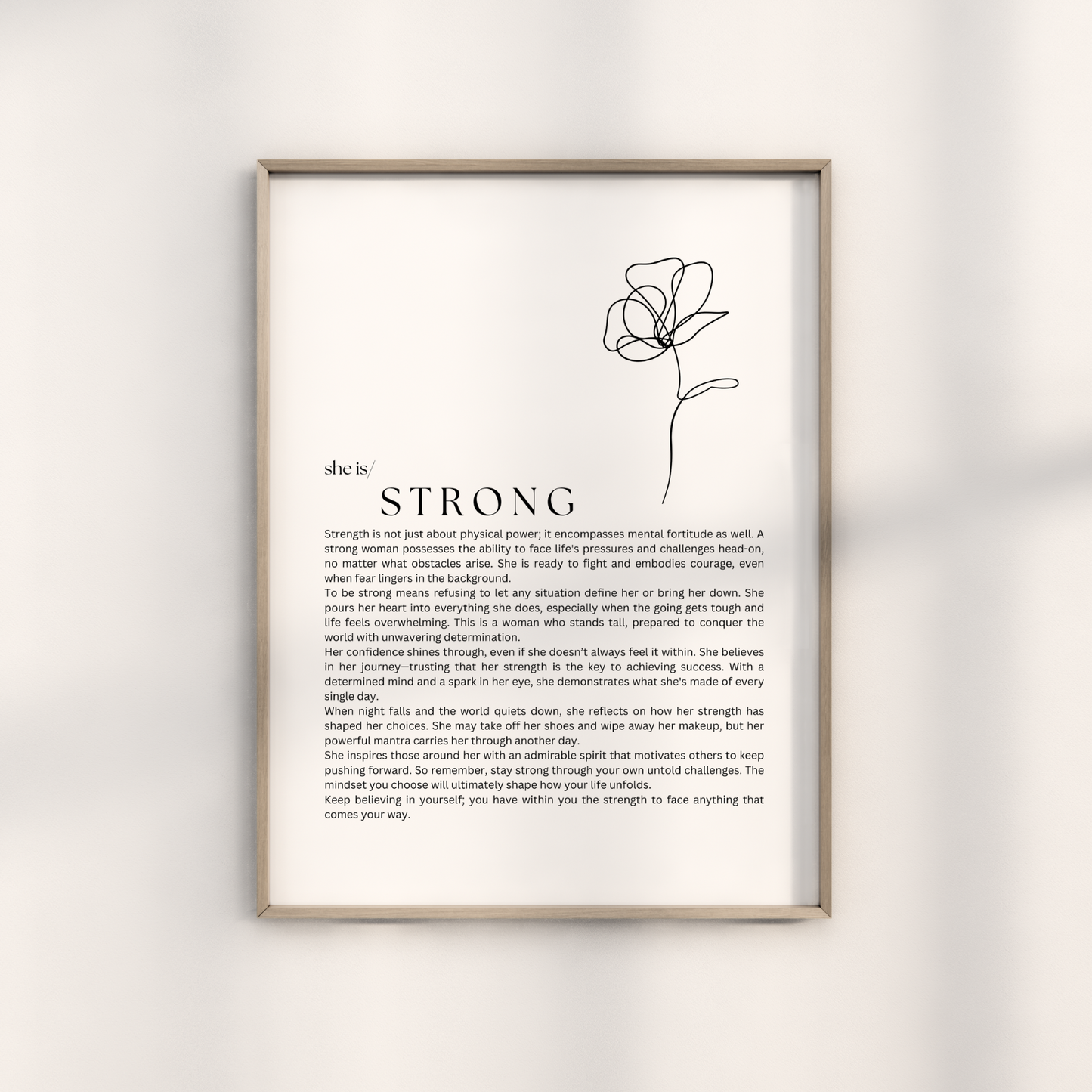 She is- Strong