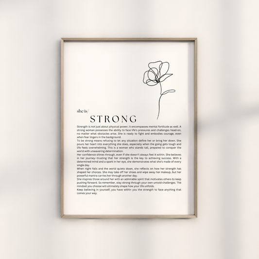 She is- Strong