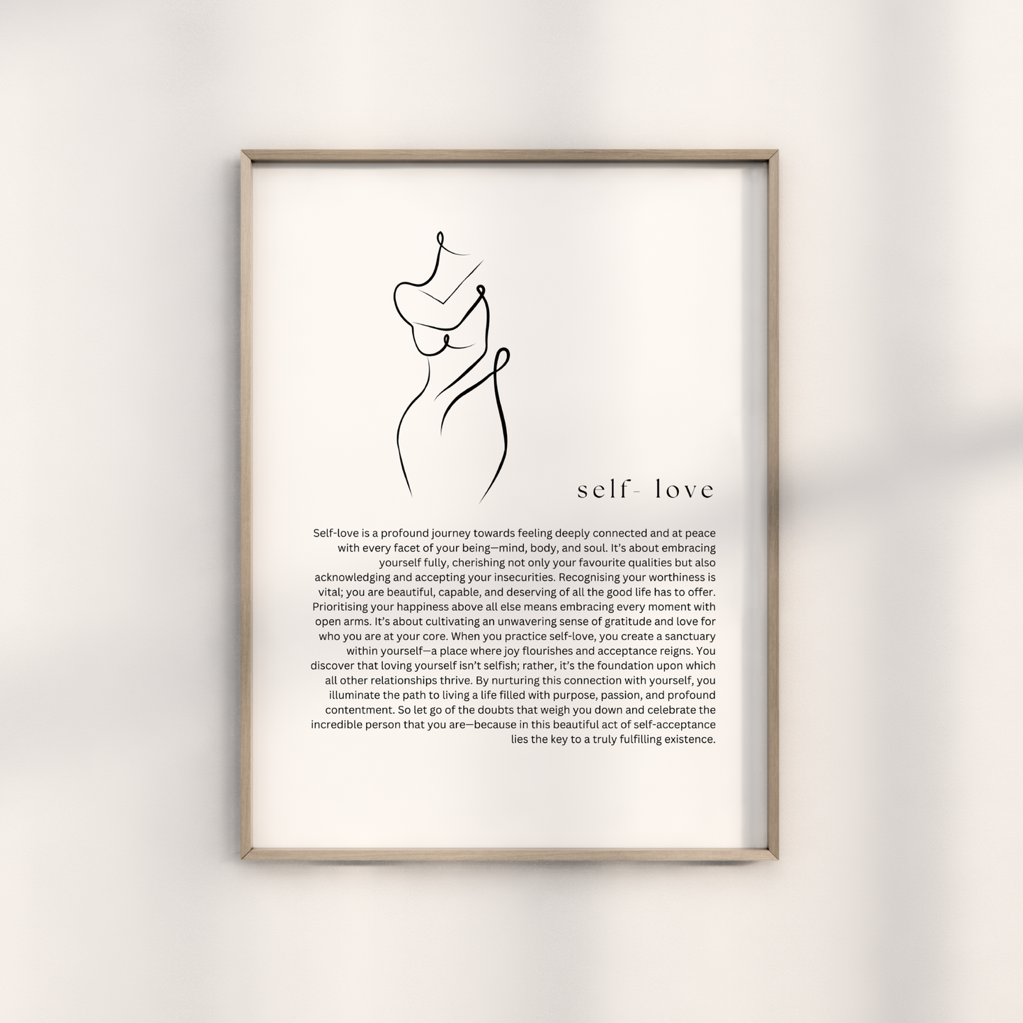Self - love print