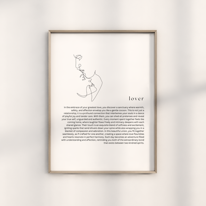 Lover print