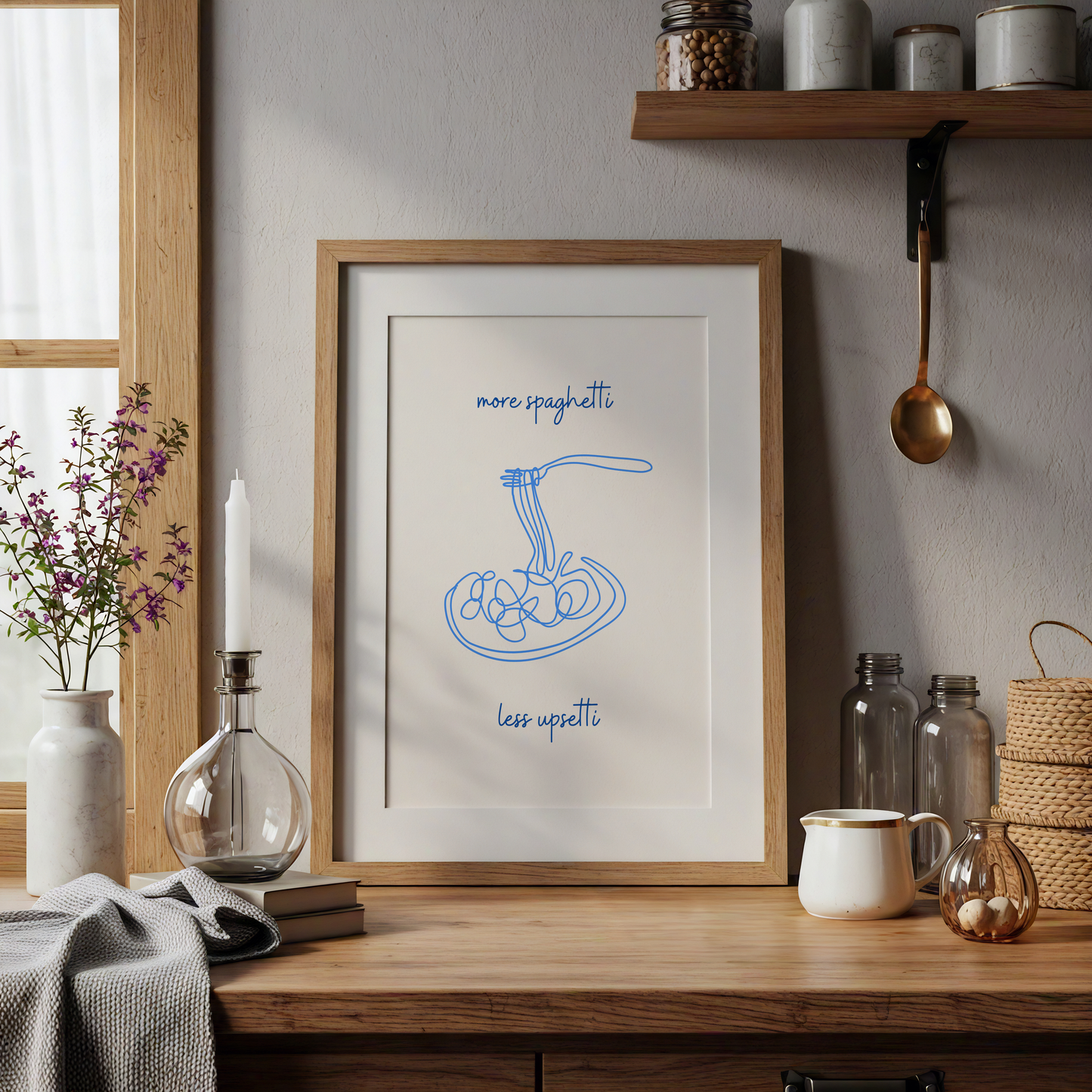 More Spaghetti, Less Upsetti Print
