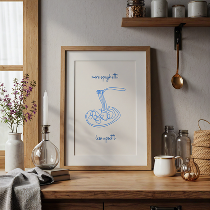 More Spaghetti, Less Upsetti Print